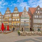 Die Giebelhäuser am Bremer Marktplatz