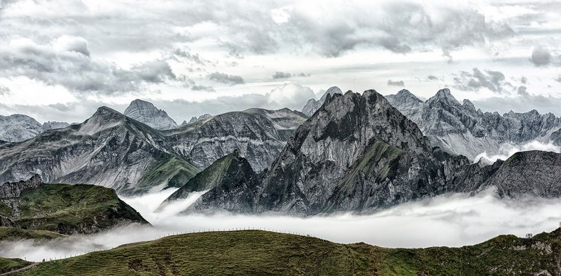 Die Gipfel der Höfats 