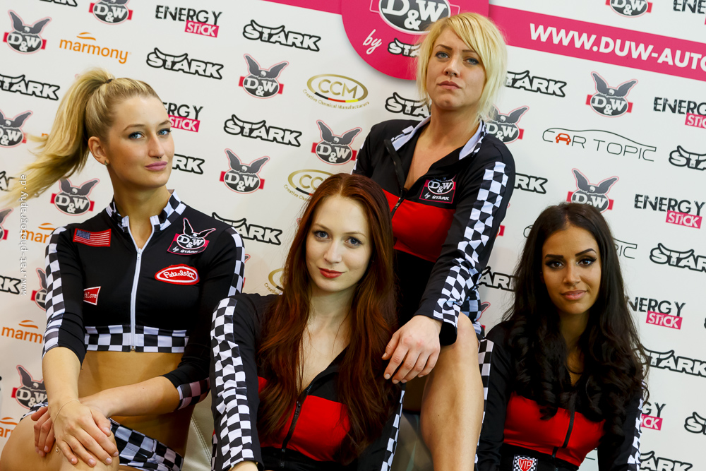 Die Girls von D&W auf der Essener Motorshow 2015