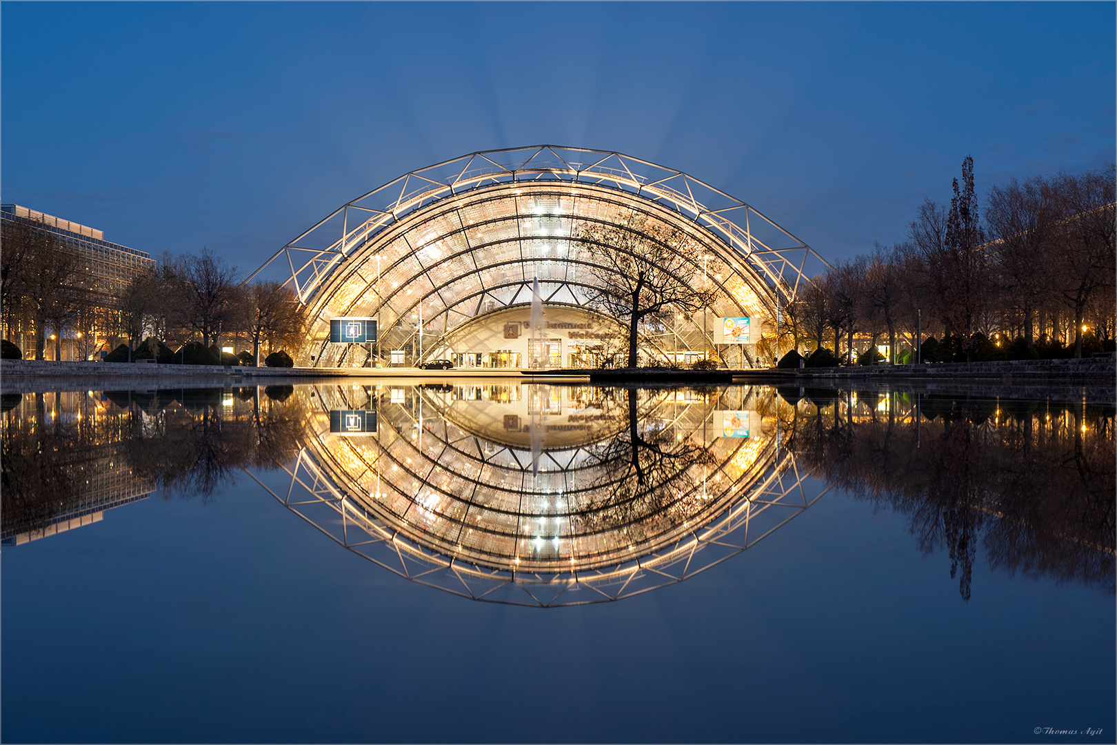 Die Glashalle...