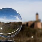 Die GlaskugelSaison ist eröffnet: hier Burg Giebichenstein