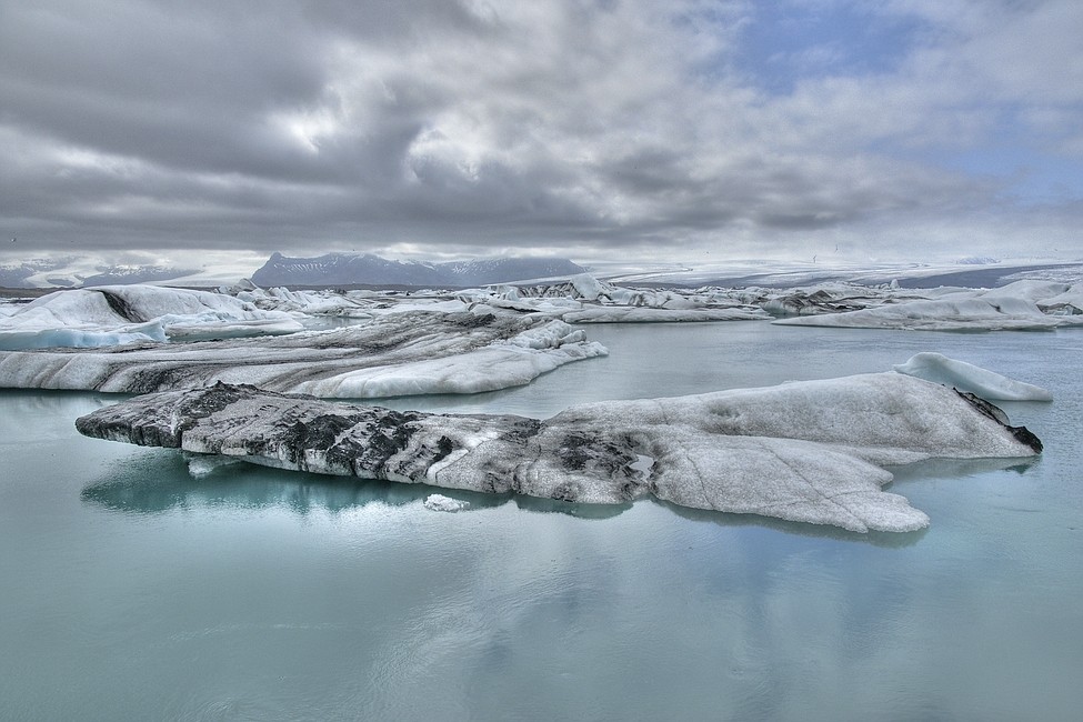 Die Gletscherlagune Jökulsarlon in Island