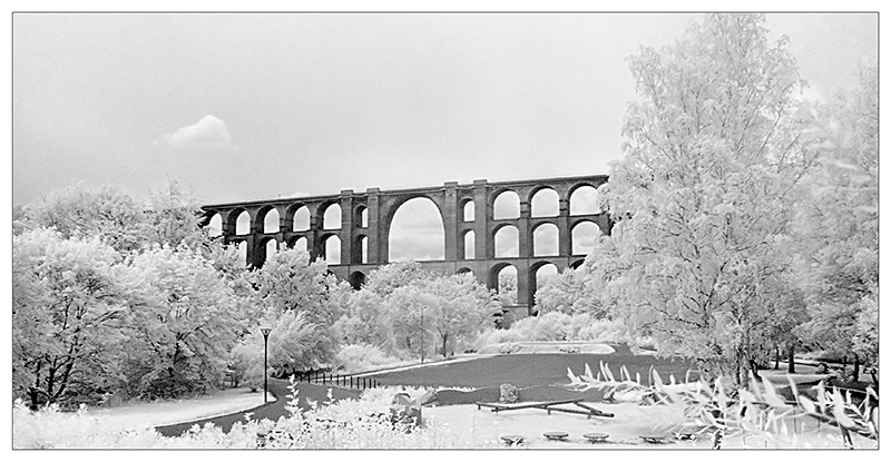 Die Göltzschtalbrücke in IR