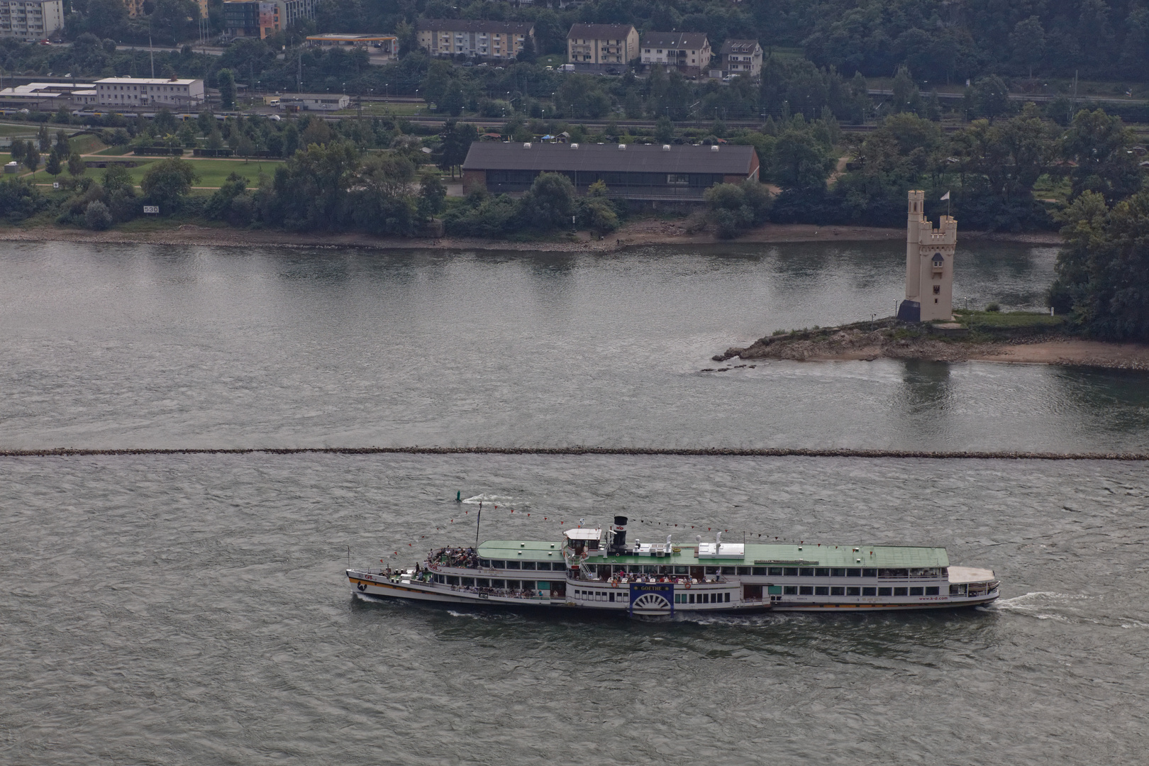 Die Goethe am Mäuseturm Bingen