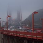 Die "Golden Gate Bridge" im Nebel