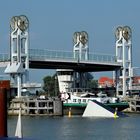 Die goldene Brücke von Kampen in den Niederlanden 