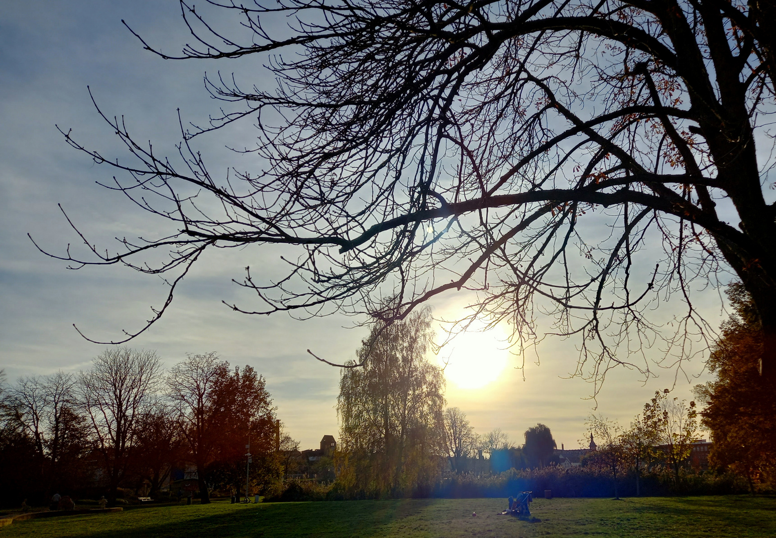 Die goldene Herbstsonne