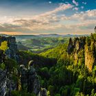 Die goldene Stunde an der Bastei