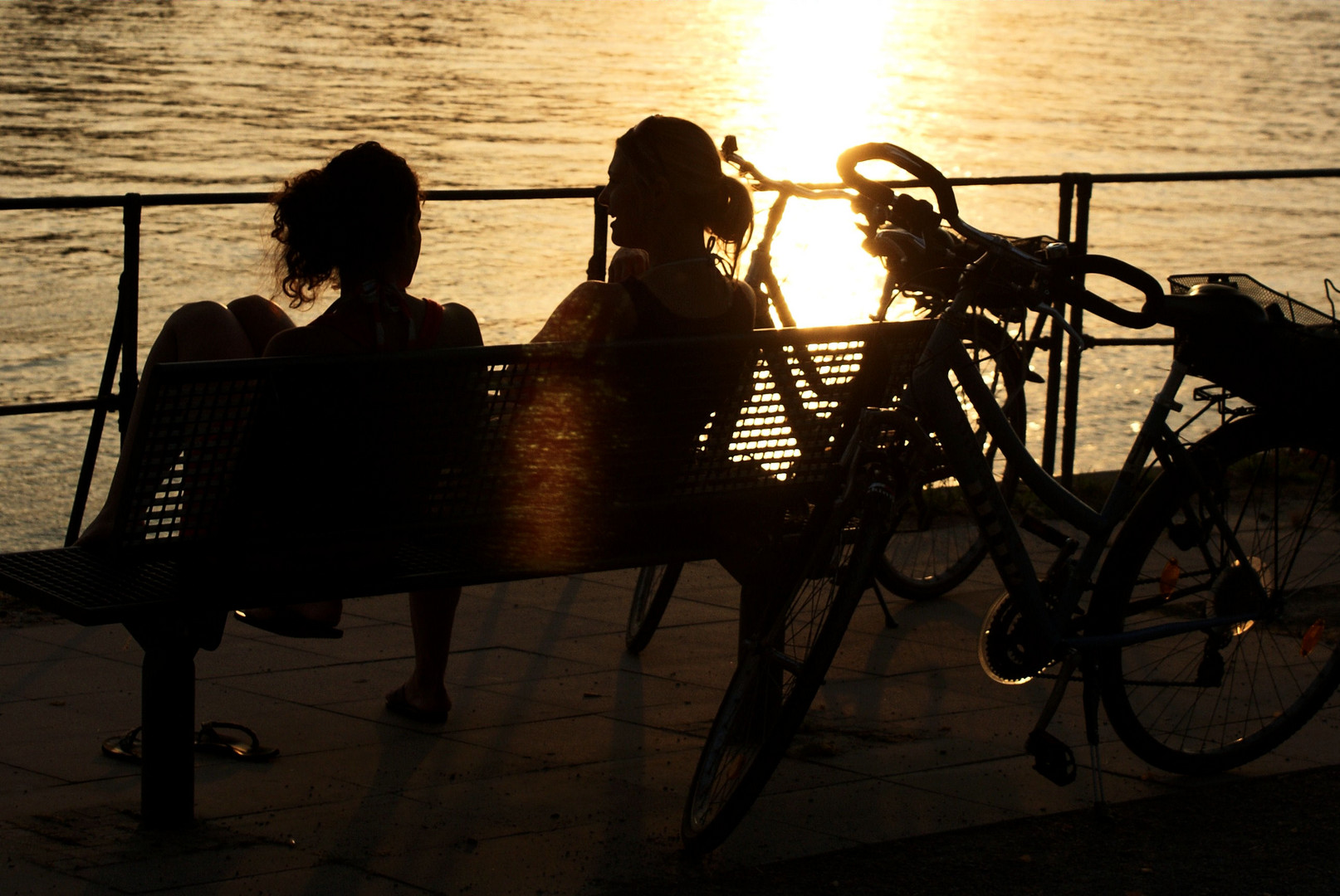 Die goldene Stunde mit der Freundin