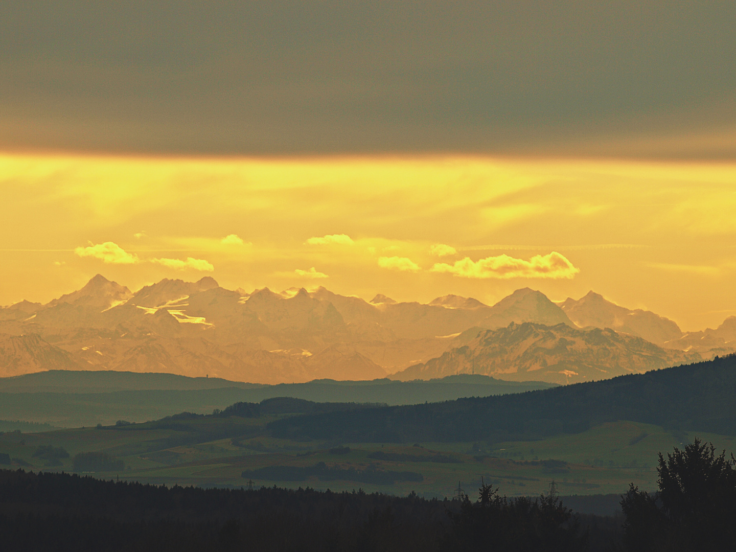 Die goldenen Berge.....Fernsicht III