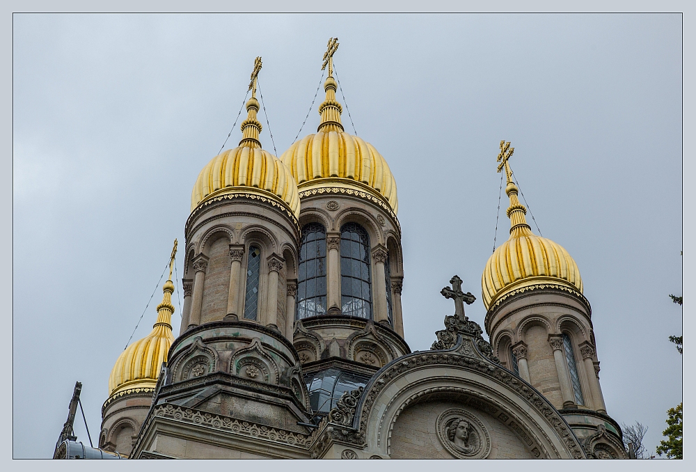 Die goldenen Dächer von Wiesbaden