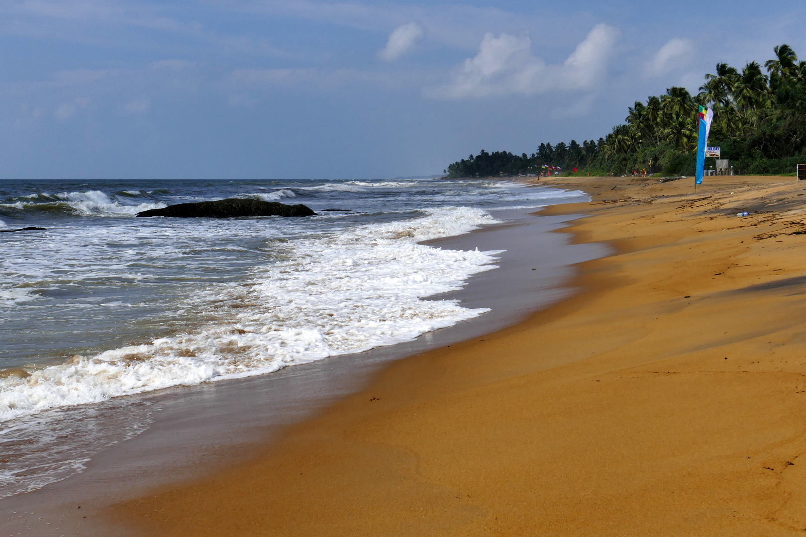 ...die goldenen Strände von Sri Lanka...