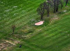 Die Golfsaison hat begonnen.