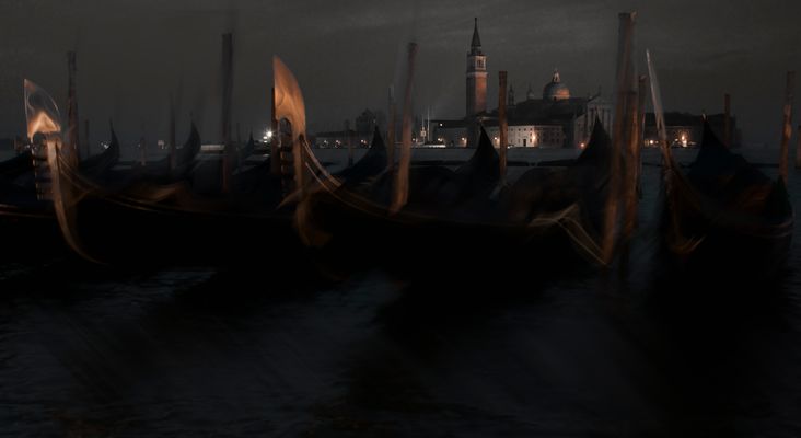 Die Gondeln Venedigs