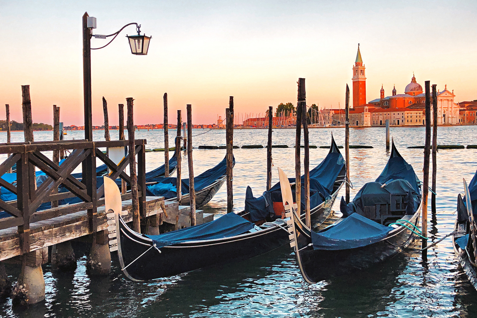 Die Gondeln von Venedig 
