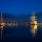 Die Gorch Fock 1 im Stralsunder Hafen