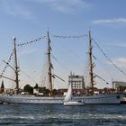 Die "Gorch Fock" besucht zur Hanse Sail 2022 Warnemünde