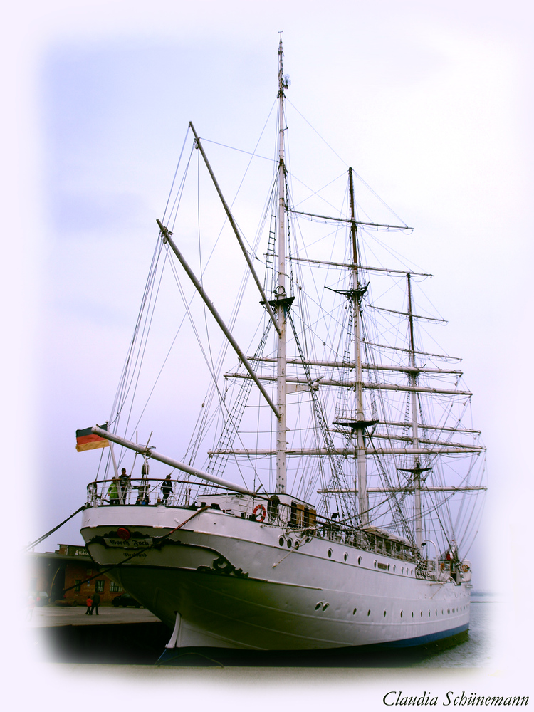 Die Gorch Fock im Hafen von Stralsund!