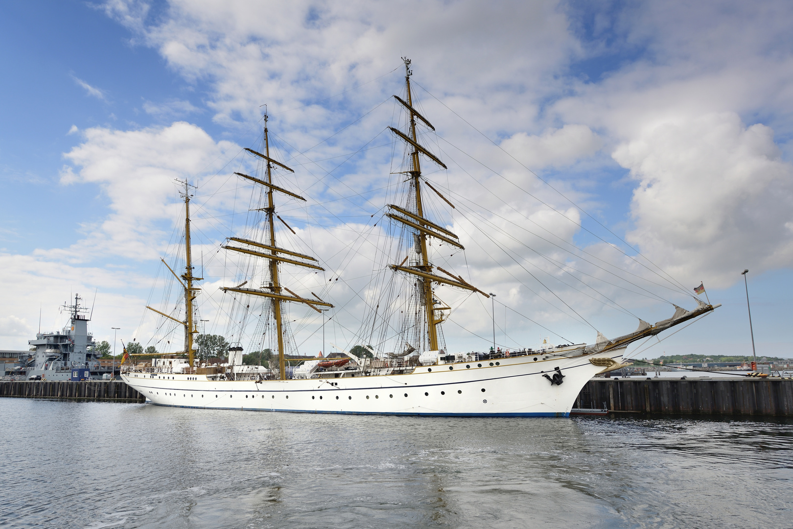 Die Gorch Fock im Kieler Hafen