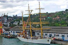 Die Gorch Fock in Salvador de Bahia