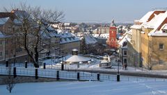 Die Gothaer "Wasserkunst" im Winterschlaf