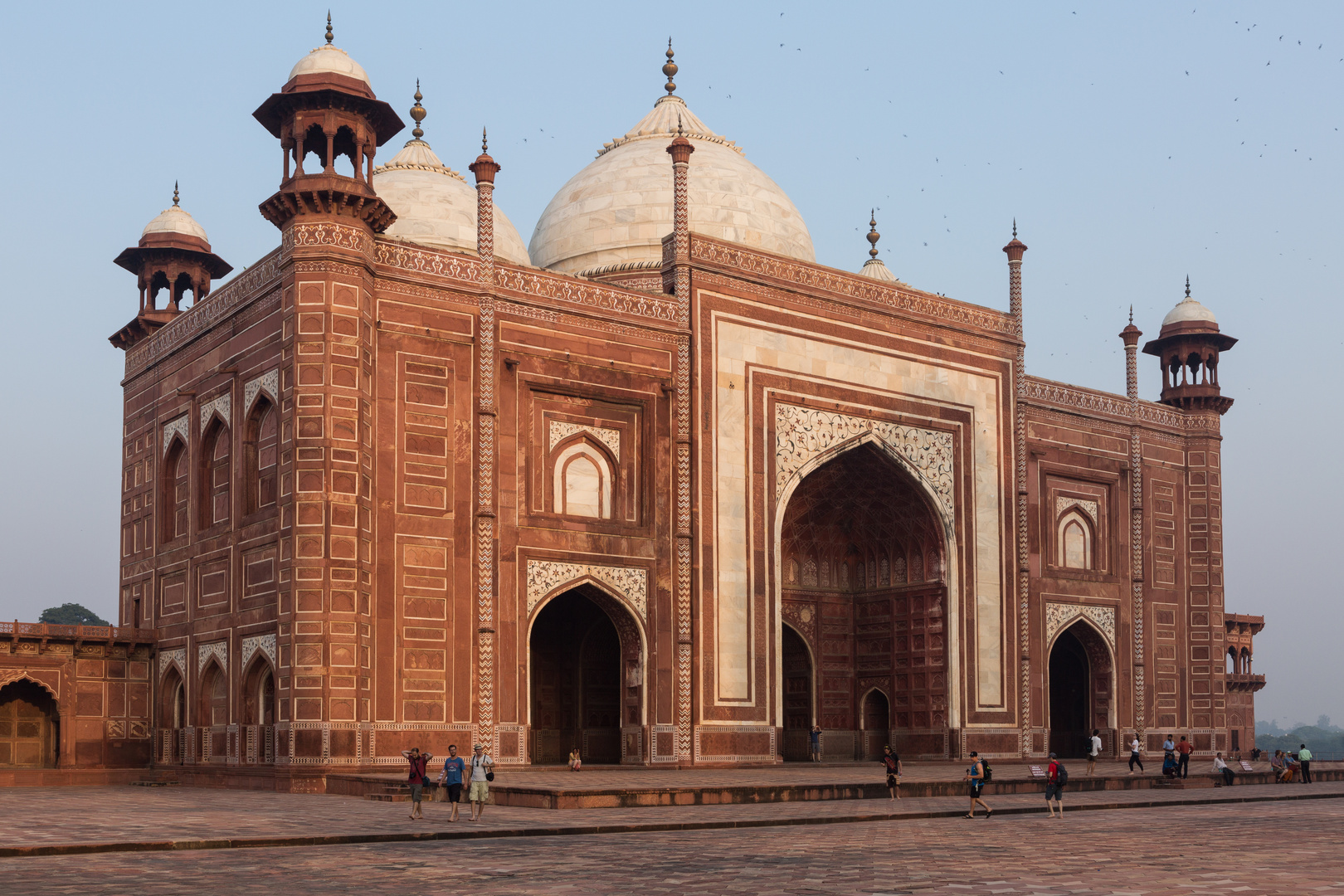 Die Grabmoschee beim Taj Mahal