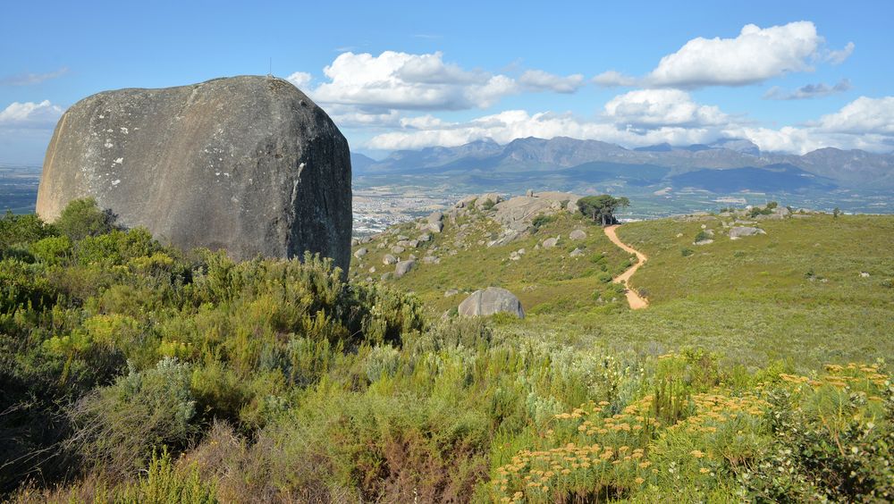 Die Granitfelsen von Paarl