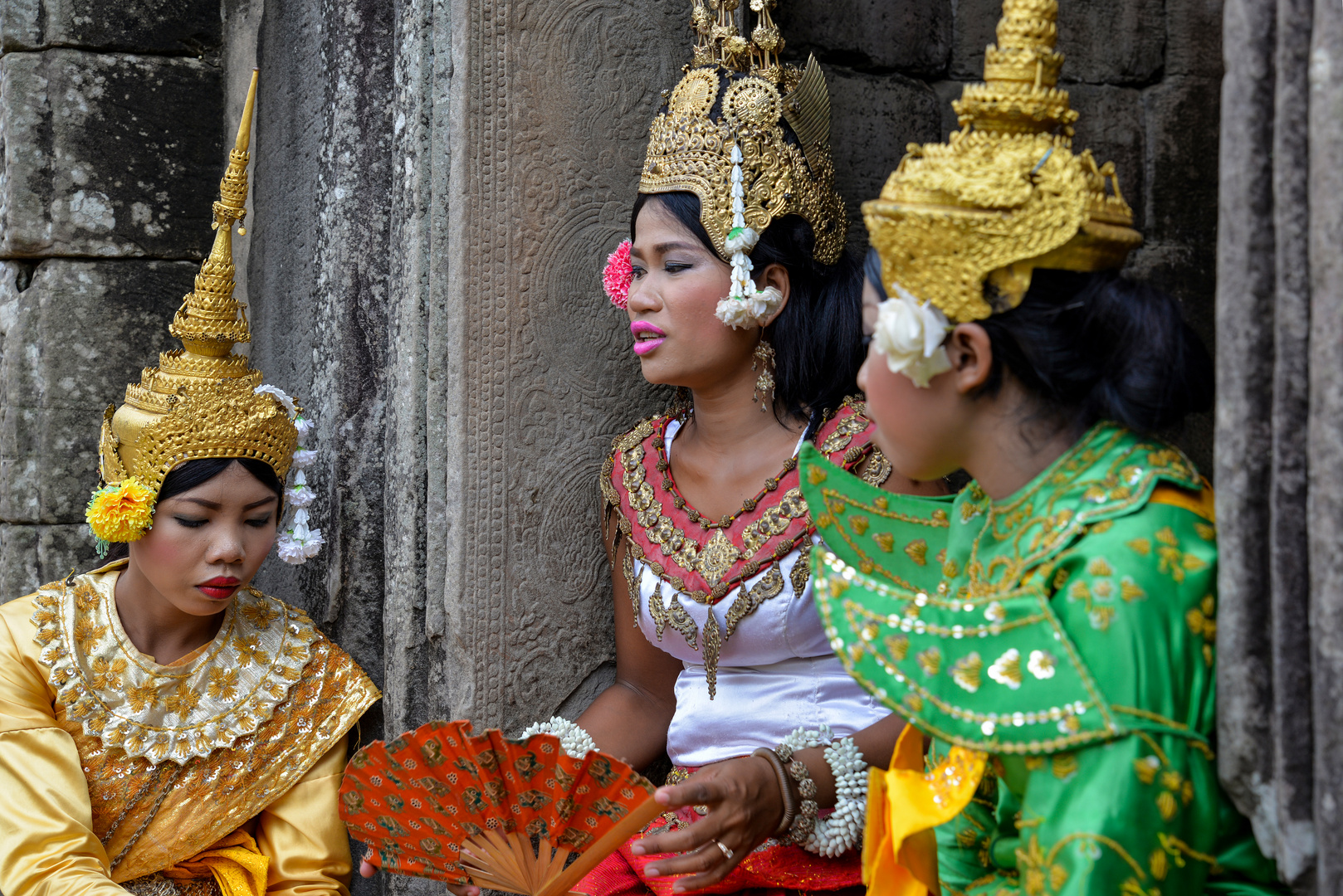 Die Grazien vom Bayon Tempel 03