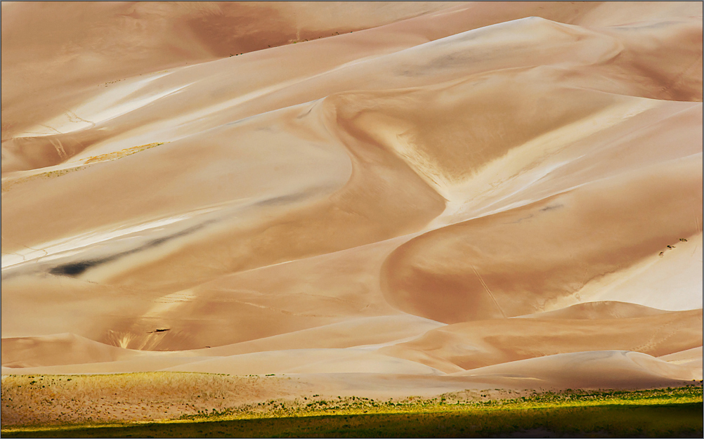 die "great sand dunes" - menschenleer