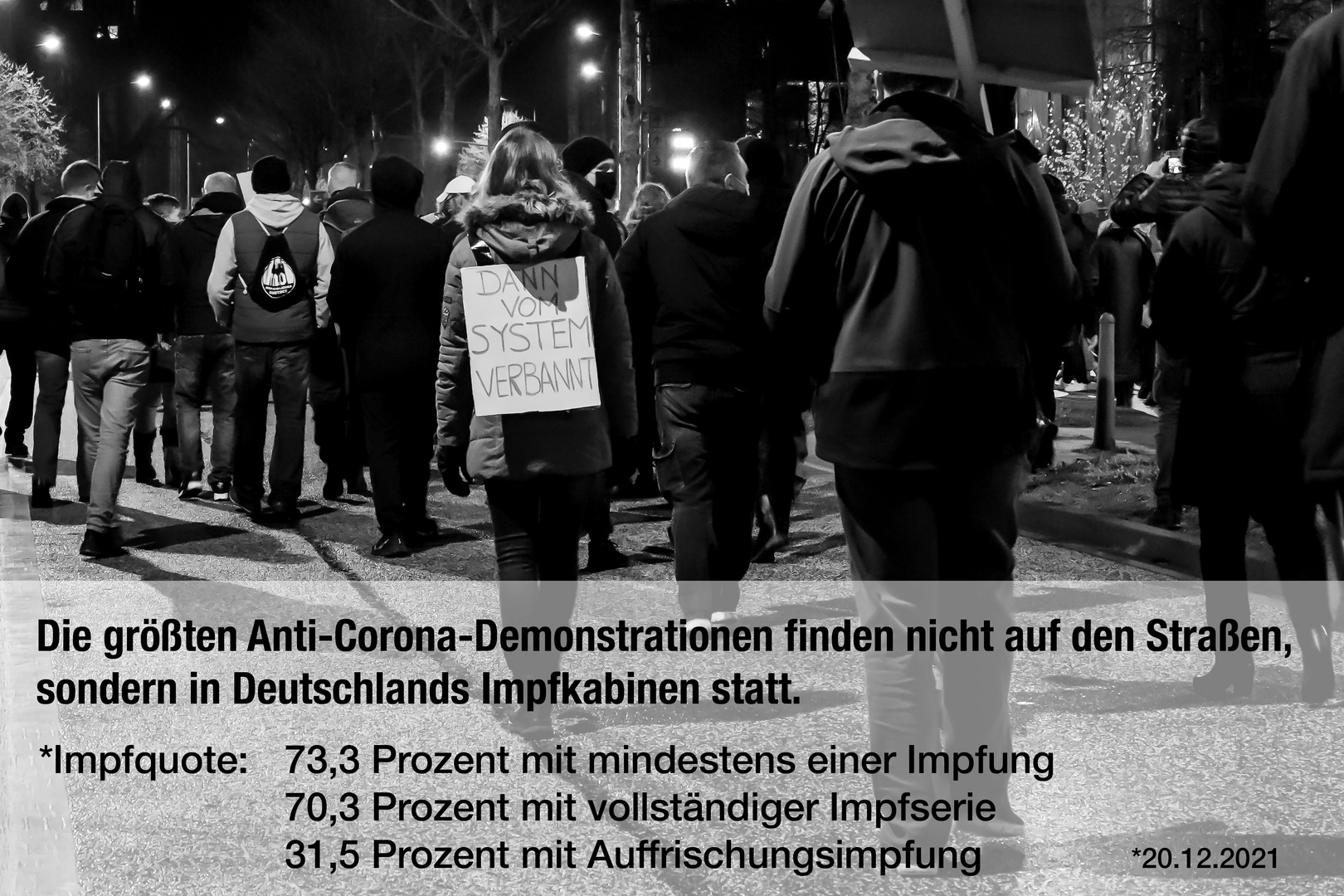 Die größte Anti-Corona-Demo findet in den Impfkabinen statt