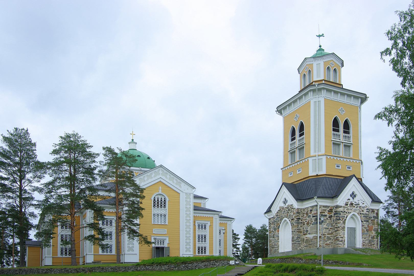 die größte Holzkirche der Welt steht in Kerimäki in Finnland - Kerimäen kirkko