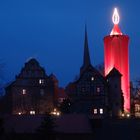 Die größte Kerze der Welt in der Burgenstadt Schlitz