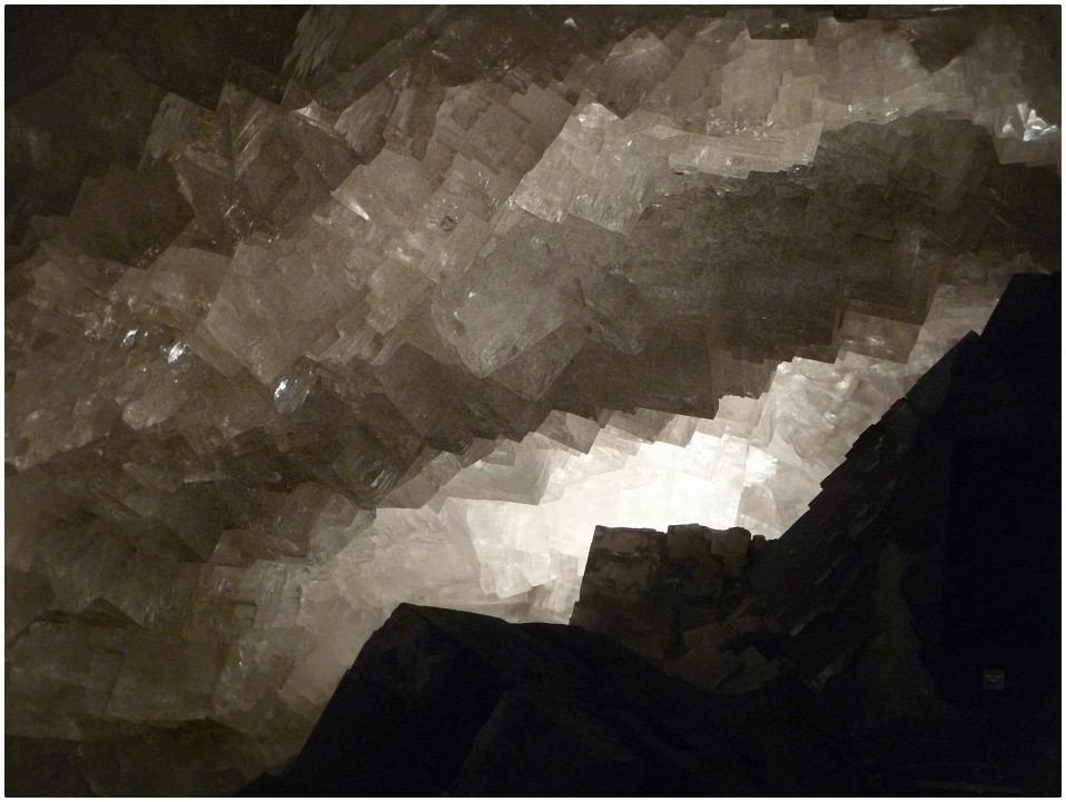 Die größten Salzkristalle...