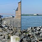 Die grosse Brücke am Rhein bei Emmerich