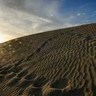 Die große Düne im Gegenlicht