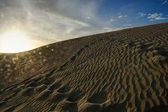 Die große Düne im Gegenlicht