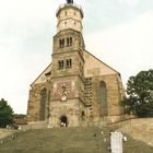 Die große evangelische Kirche in Schwaebisch Hall