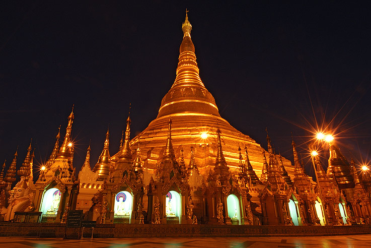 Die Grosse Pagode in Yangon