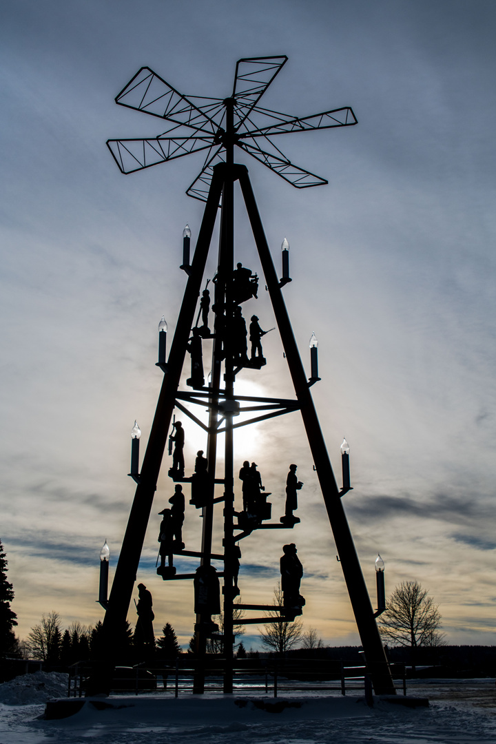 die grosse Pyramide in Johanngeorgenstadt