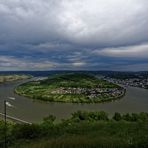 Die große Rheinschleife bei Boppard am Rhein