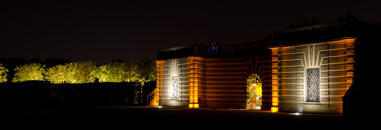 Die Grotte bei Nacht