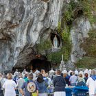 Die Grotte de Massabielle von Lourdes   