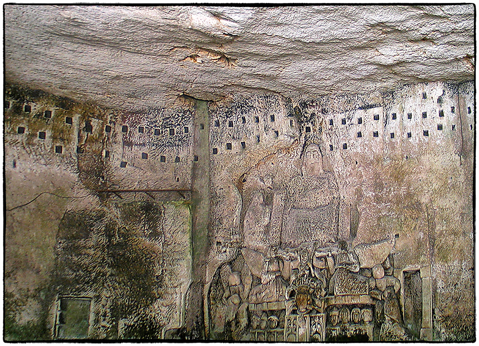 Die Grotte des Jüngsten Gerichts in Brantôme (15. Jhd)