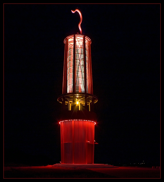 Die Grubenlampe auf der Halde Rheinpreussen in Moers II