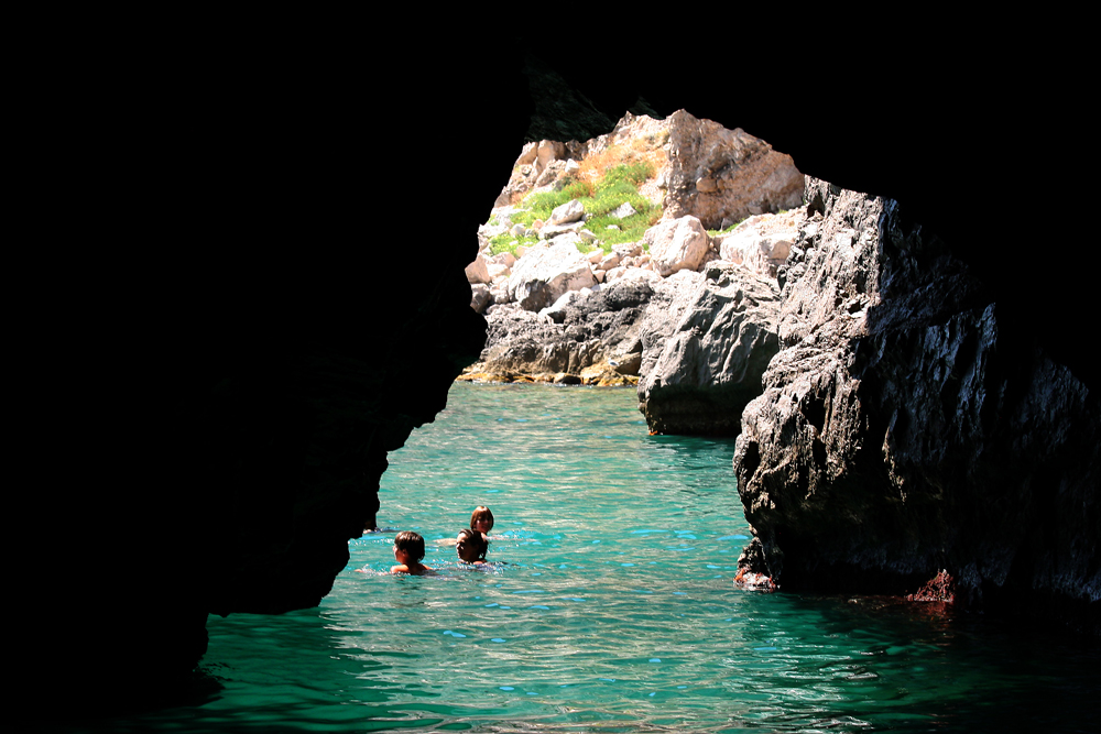 die grüne Grotte Capri