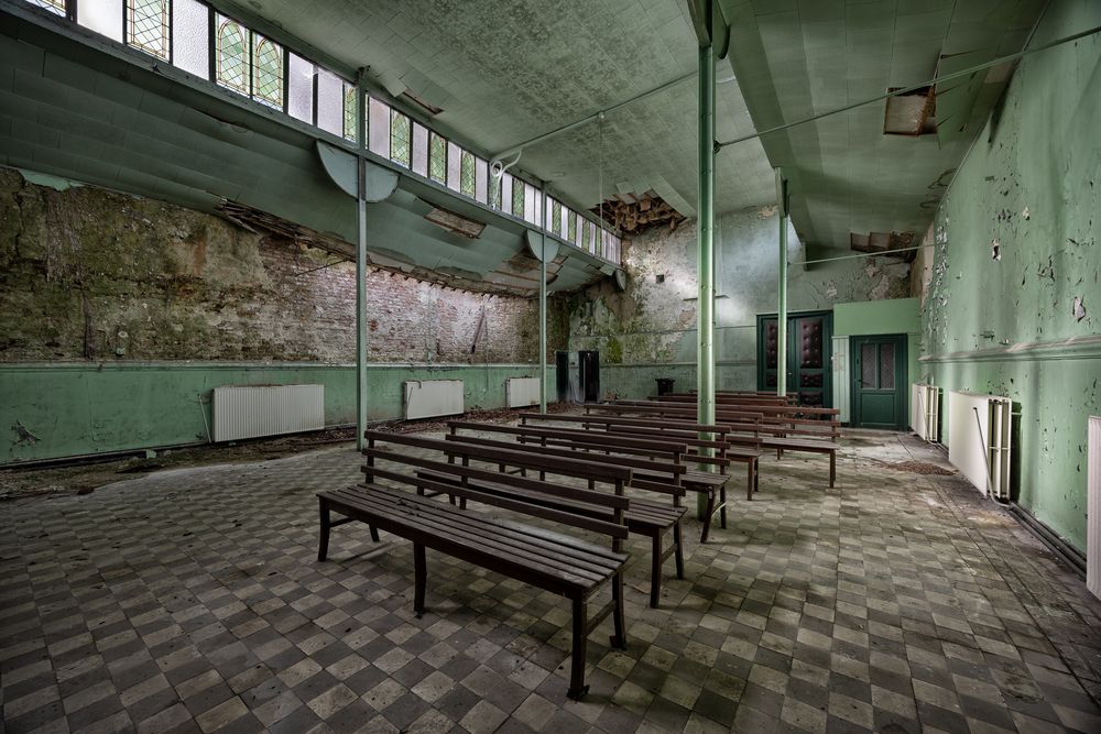 die grüne Kirche...