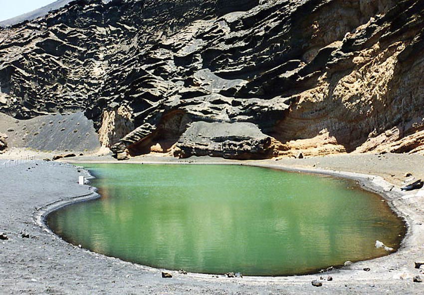 Die Grüne Lagune ....... auf Lanzarote ........