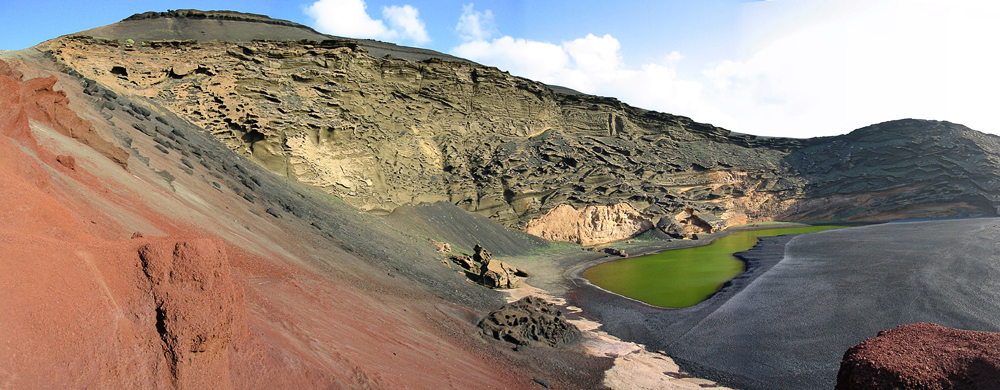 Die grüne Lagune - Lanzarote - El Golfo