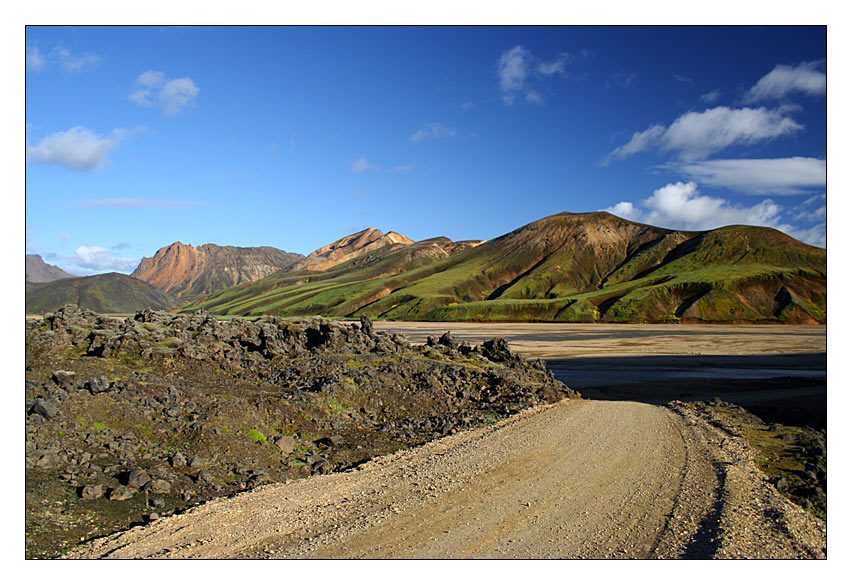 Die grüne Seite Landmannalaugars