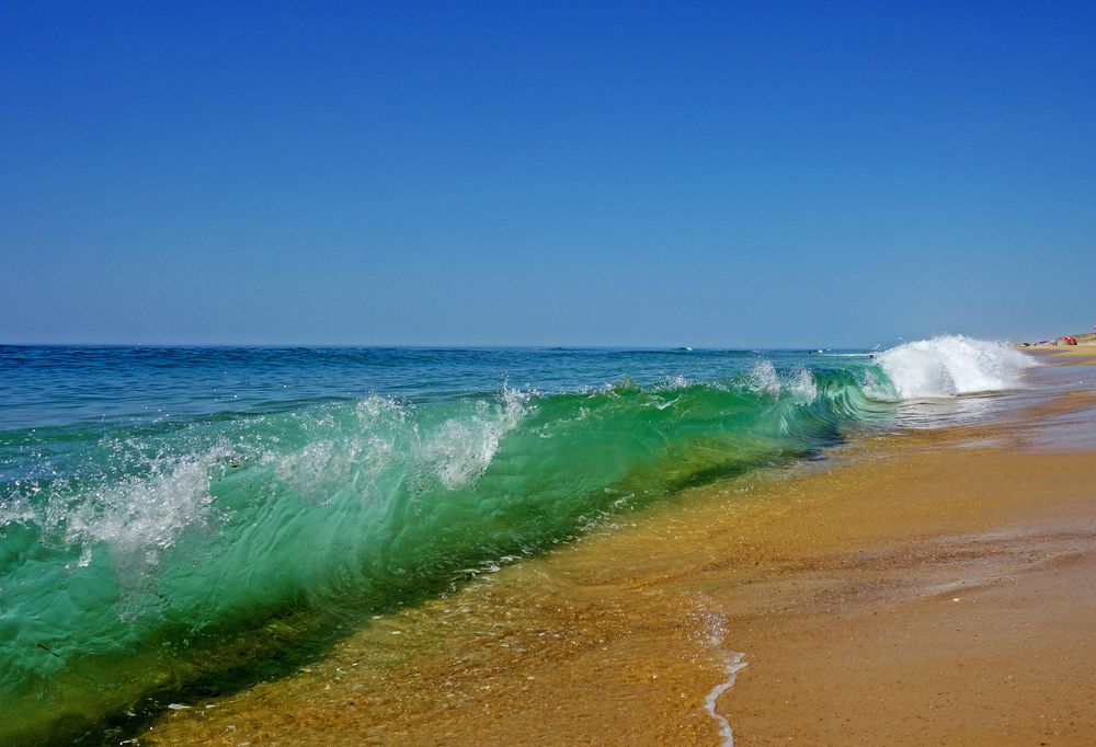 &quot;Die Grüne Welle&quot;! Foto &amp; Bild natur, bewegtes wasser, meer strand